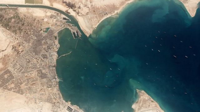 Canal de Suez - Embarcações