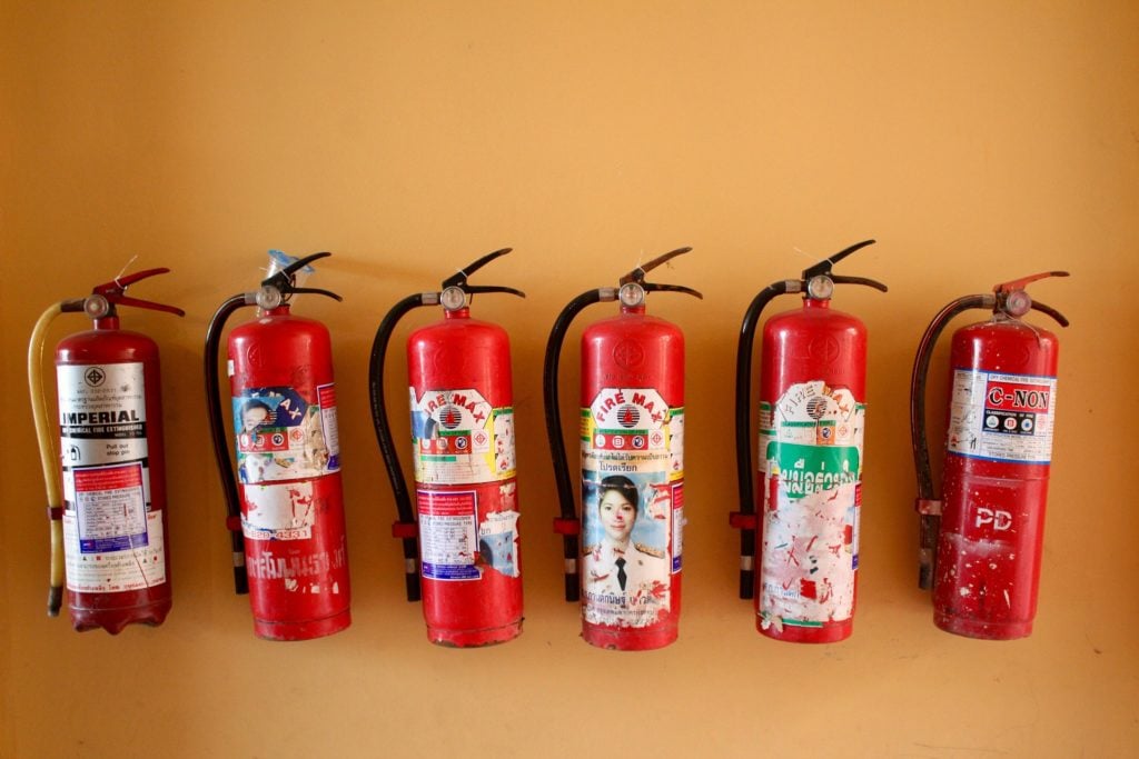 Você sabe usar um extintor de incêndio?