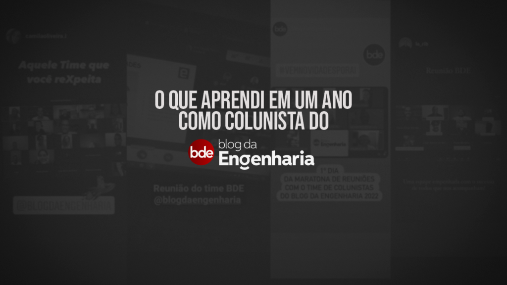 O que eu aprendi em um ano sendo colunista do BDE
