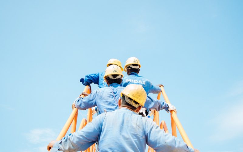 group of person on stairs