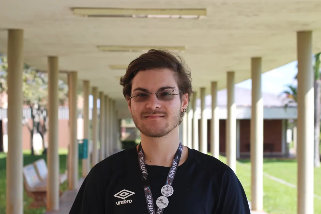 Estudante de Engenharia Lucas Lima Gomes