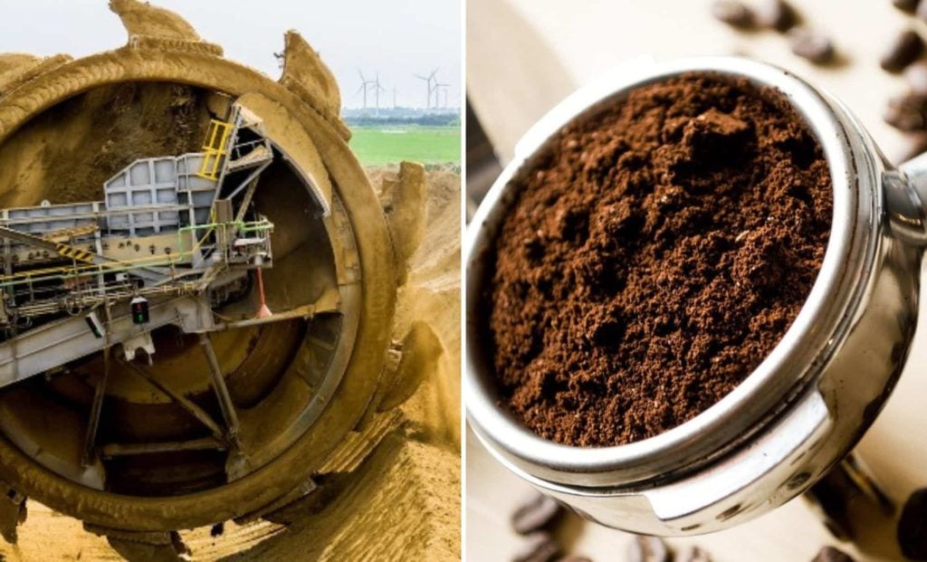 Concreto 30% mais forte: pó de café reciclado revoluciona a construção sustentável