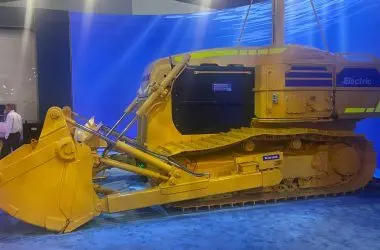 Novo Bulldozer Elétrico Revoluciona Engenharia Subaquática