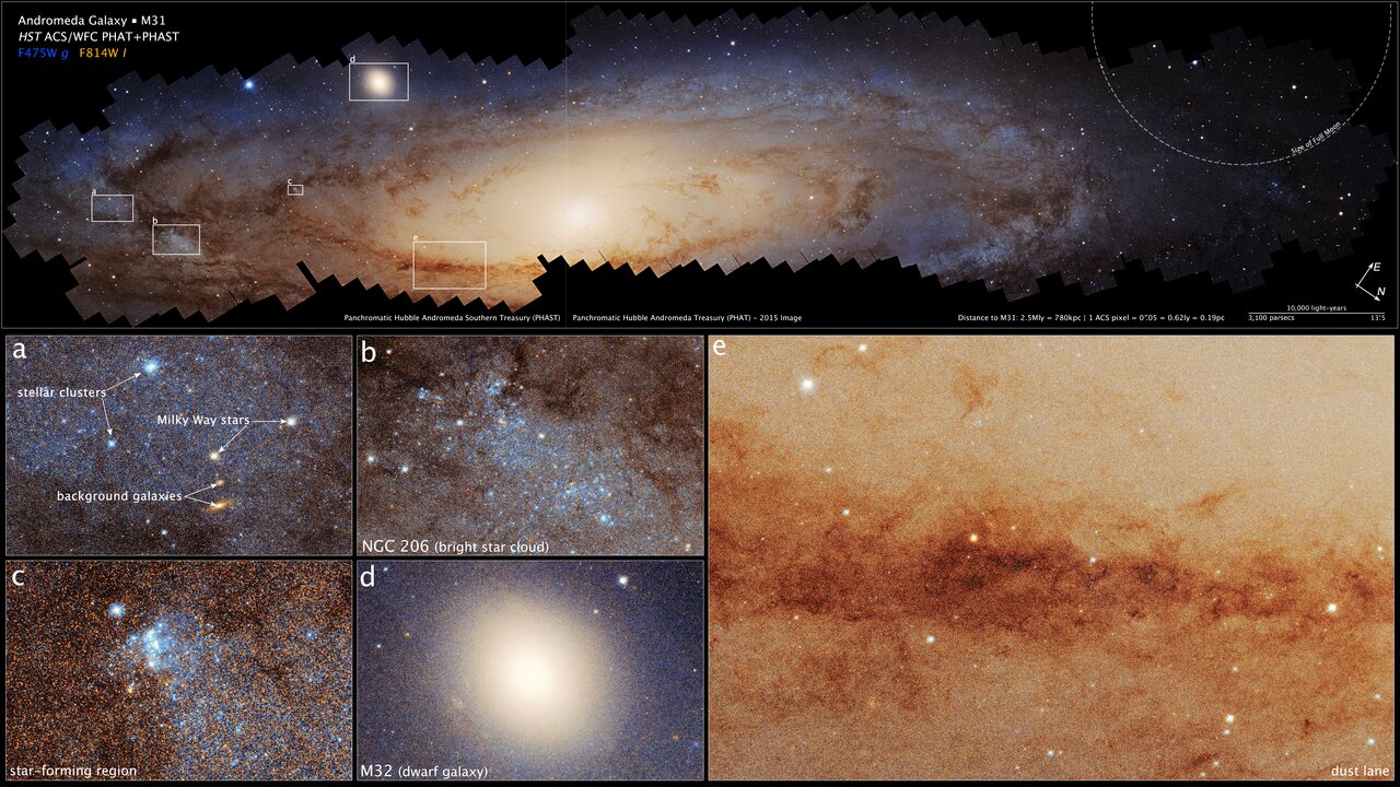 "200 Milhões de Estrelas: Andrômeda Revoluciona Compreensão Cósmica"