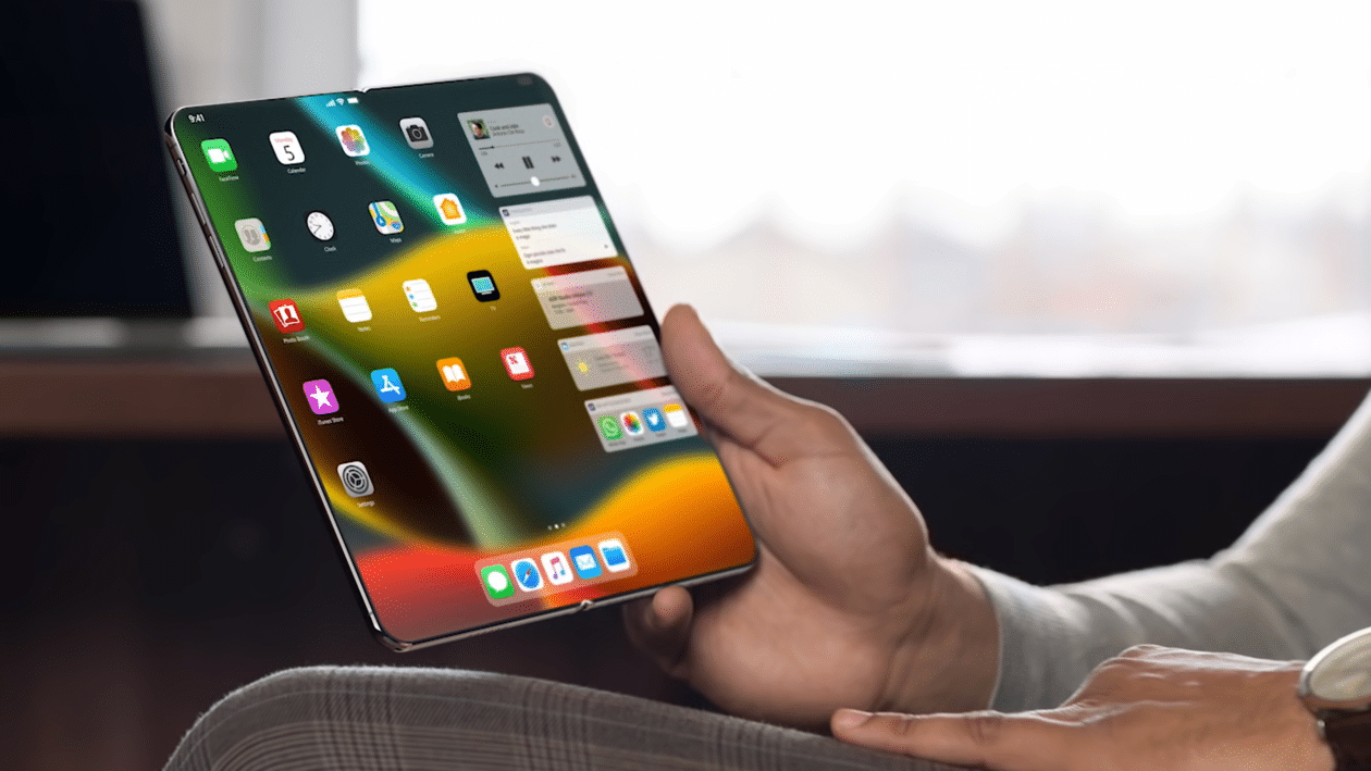 Apple pode lançar iPhone dobrável com tela OLED flexível de 20" e iPadOS otimizado em 2026, dizem rumores