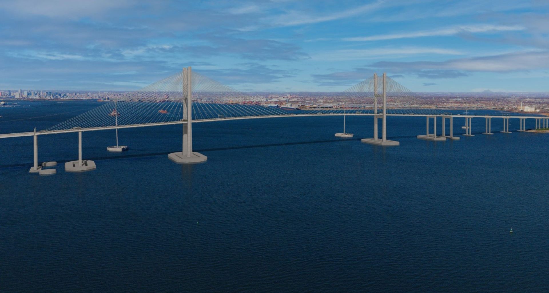 Ponte gigante de 3,2 km inaugurada em Baltimore foi projetada para durar 100 anos