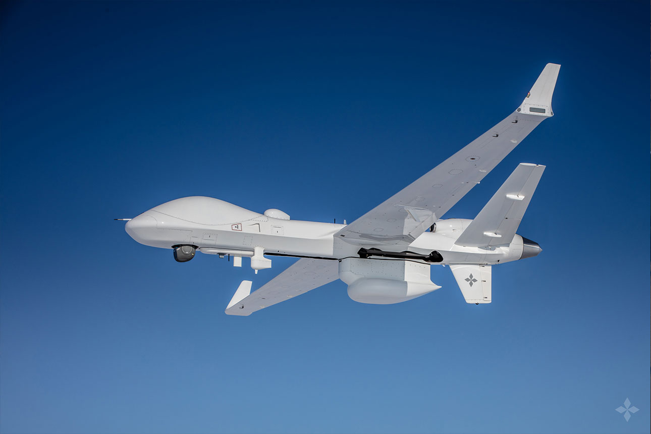 Drone americano MQ-9B caça submarinos em testes de sucesso