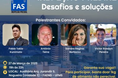 1º Encontro de Engenharia em Campo Grande pelo CREA-MS reúne profissionais da área na capital sul-matogrossense