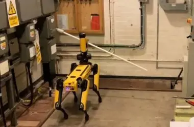Cachorro robô reativa guindaste usado em lixo radioativo em usina nuclear