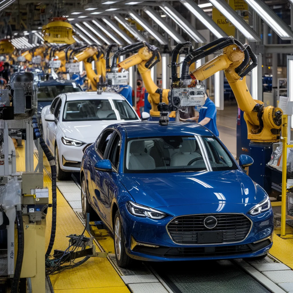 Impacto da IA na indústria automotiva gera economia significativa por meio da otimização de processos e automação.