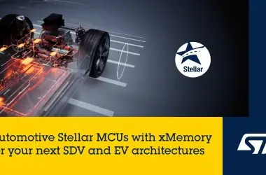 STMicroelectronics lança processadores Stellar com xMemory para carros inteligentes