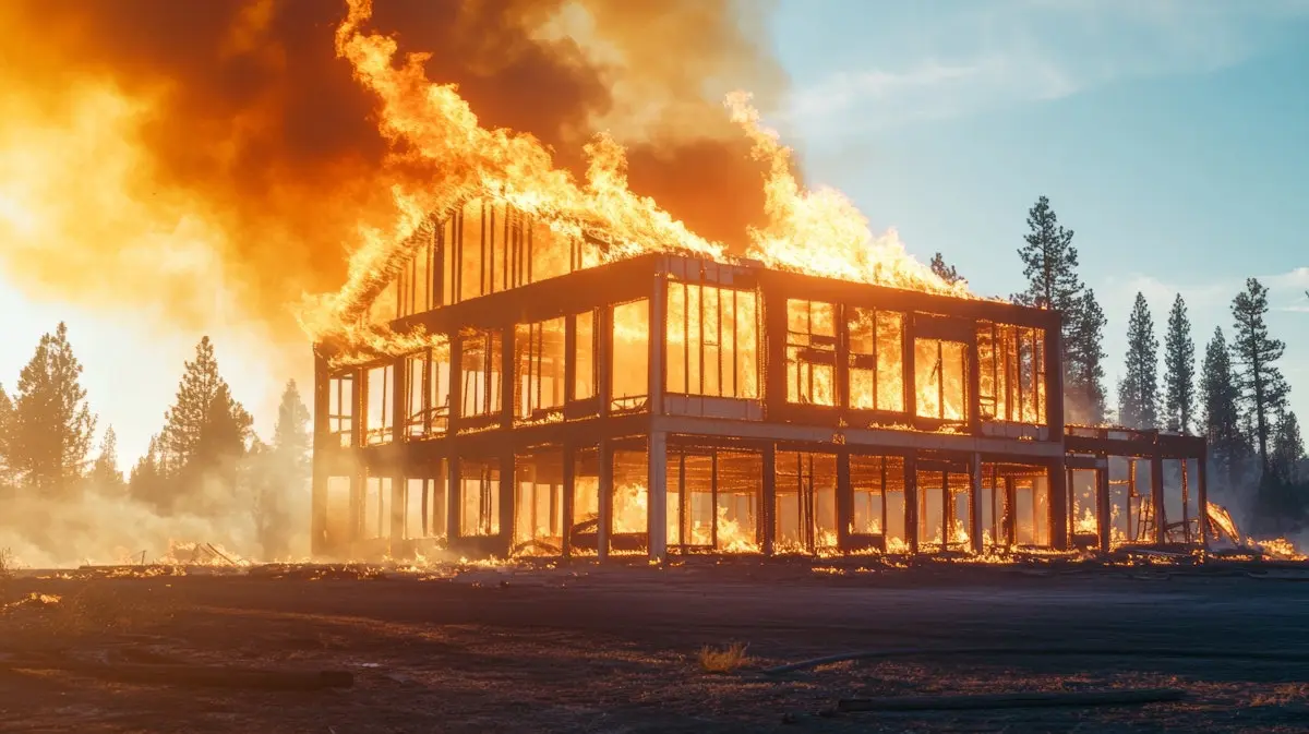 Construções à prova de fogo são essenciais para comunidades em áreas de risco de incêndios florestais