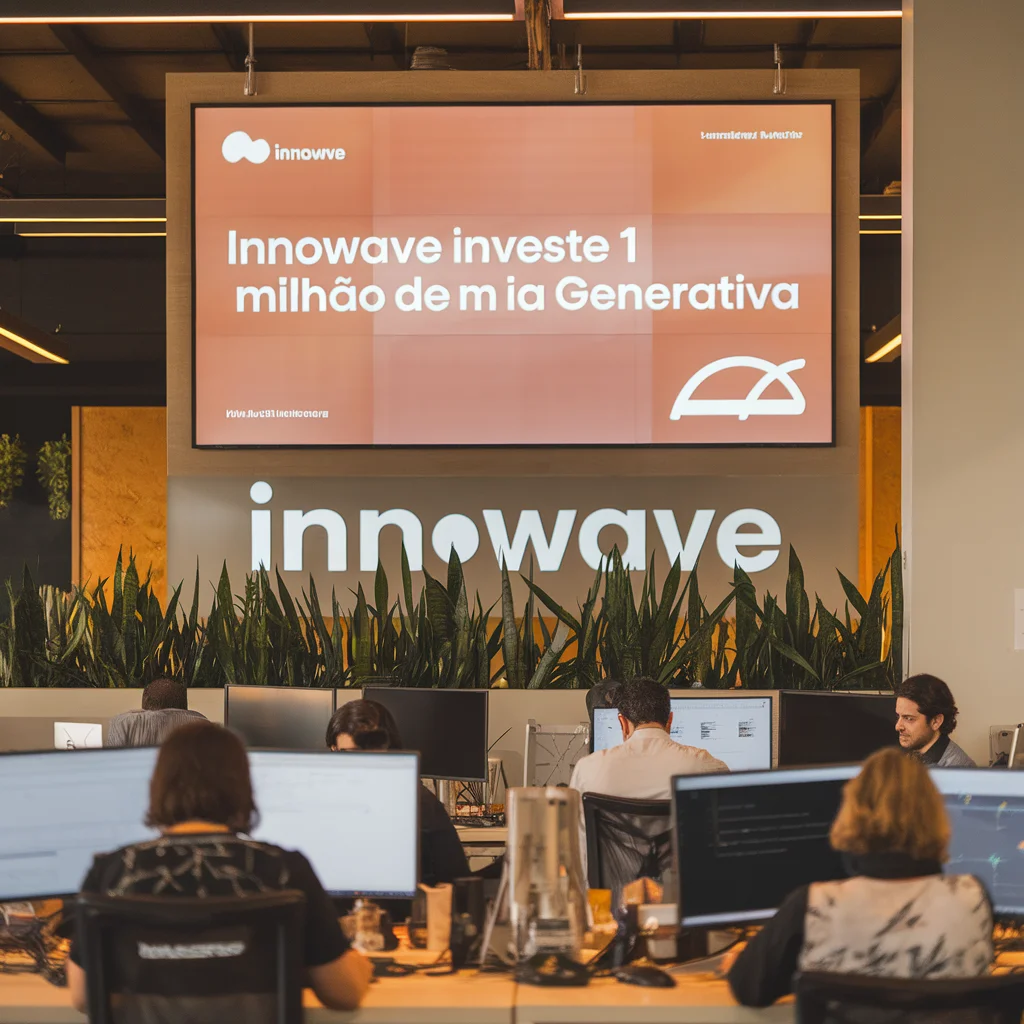 # InnoWave investe 1 milhão de euros em IA Generativa A InnoWave anuncia investimento significativo em inteligência artificial, com meta ambiciosa de alcançar faturamento de 50 milhões de euros até 2028. O plano NEXT visa integrar IA em todos os serviços da empresa, desenvolvendo soluções inovadoras como a plataforma AgentWave. ### Destaques Financeiros: - Investimento inicial: 1 milhão de euros - Meta de faturamento 2028: 50