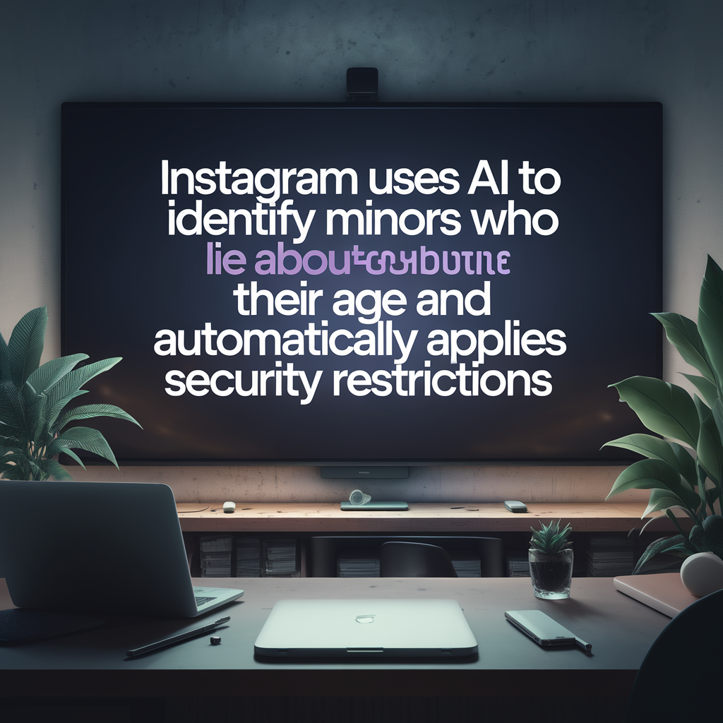 Instagram usa IA para identificar menores que mentem sobre idade e aplica restrições automáticas de segurança.