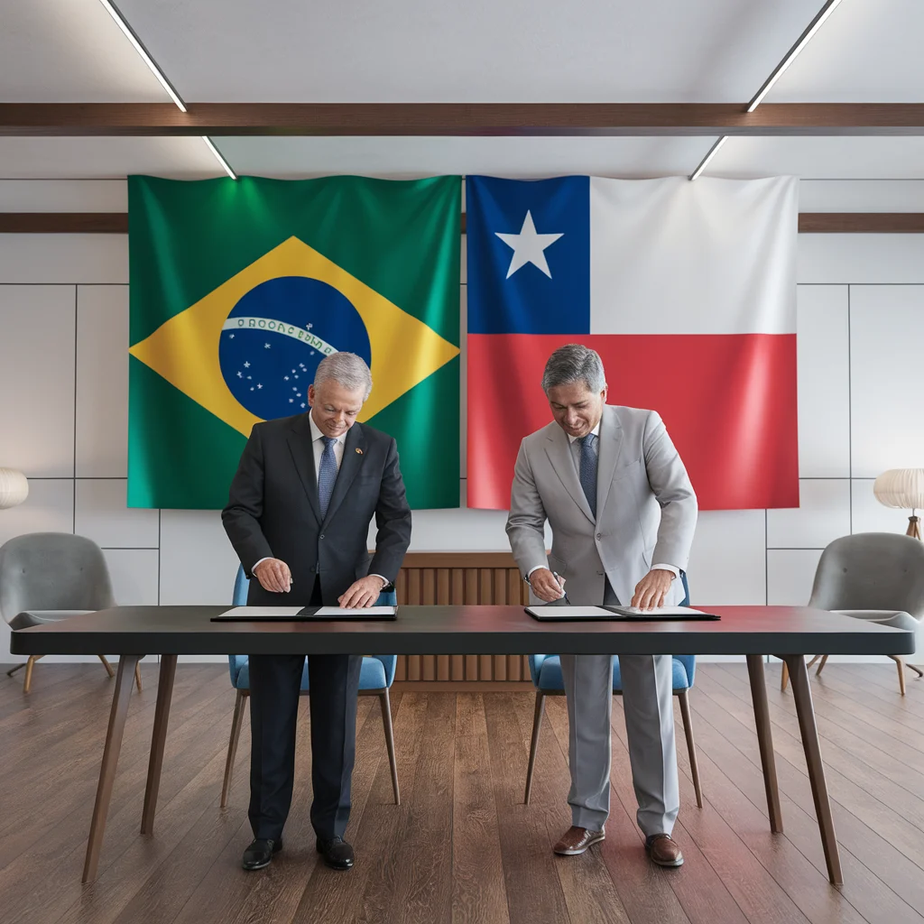 # Brasil e Chile firmam acordo histórico para desenvolvimento de IA na América Latina ## Detalhes do acordo Brasil e Chile assinaram um Memorando de Entendimento sobre Cooperação em Inteligência Artificial durante visita oficial do presidente chileno Gabriel Boric a Brasília. O acordo estabelece diretrizes para desenvolvimento conjunto de sistemas de IA adaptados às necessidades regionais, com foco especial na integração de idiomas e culturas latino-americanas. ## Objetivos principais - Criar modelos de linguagem que representem a diversidade linguística regional - Estabel
