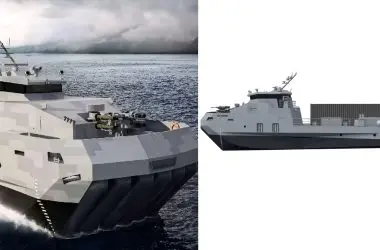 EUA revelam o navio de guerra mais avançado do mundo com capacidade de carga de 44 toneladas