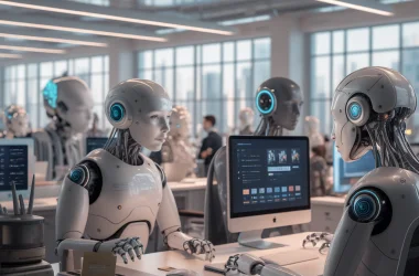 ## Panorama do Mercado de Agentes Autônomos de IA O setor de engenharia passa por uma transformação significativa com os agentes autônomos de inteligência artificial, que vão além das ferramentas de automação convencionais por atuarem de forma independente, com capacidade de raciocínio e adaptação a diferentes situações. O mercado desses sistemas deve alcançar 47,1 bilhões de dólares até 2025, com crescimento anual de 44,8% até 2030, demonstrando sua rápida a