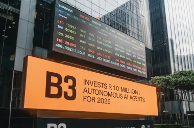 ## B3 investe R$ 10 milhões em agentes de IA autônomos para 2025 A Bolsa de Valores brasileira expande uso de inteligência artificial para otimizar processos.