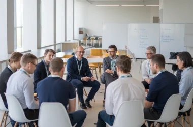 ## Analisando o Programa de Empreendedorismo em Engenharia O programa é fruto da parceria entre a Ordem dos Engenheiros - Região Norte e a UPTEC, contando com a participação das empresas A400, BIMMS, PROEF e REIFY. A metodologia utiliza aprendizagem baseada em desafios, mentoria especializada e troca de experiências entre participantes, além de estudos de casos práticos. O formato híbrido permite flexibilidade aos participantes, com encontros presenciais e virtuais. O programa teve