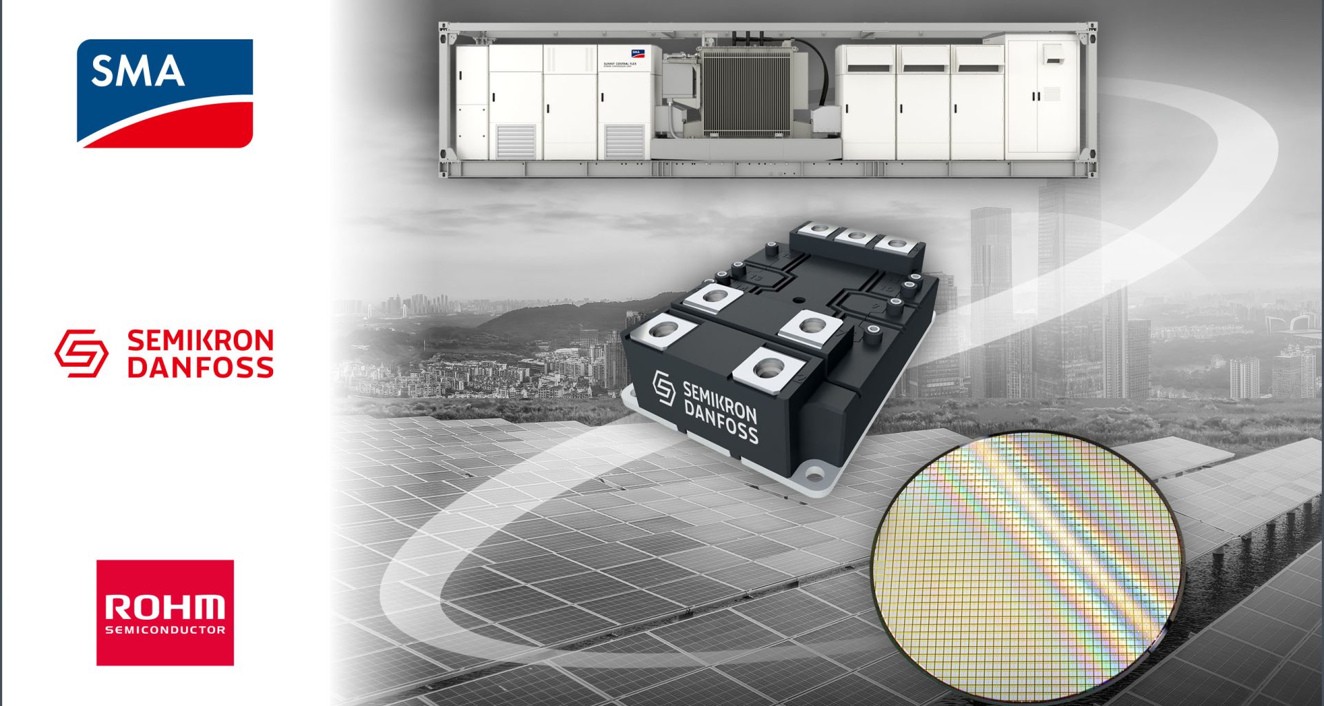 ROHM faz parceria com Semikron Danfoss: módulo usa novo transistor de carboneto de silício de 2.000 volts
