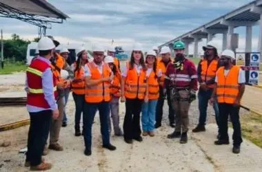 Alunos de Engenharia Civil do IFMS Aquidauana fazem visita técnica à Ponte da Rota Bioceânica