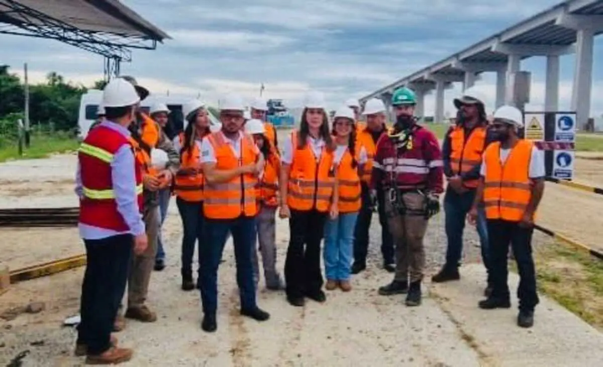 Alunos de Engenharia Civil do IFMS Aquidauana fazem visita técnica à Ponte da Rota Bioceânica
