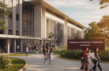 ## Integração Academia e Indústria no Brasil O programa de união entre universidades e empresas líderes começou em 2025, usando aprendizagem baseada em desafios. A iniciativa visa conectar estudantes com problemas reais do mercado.