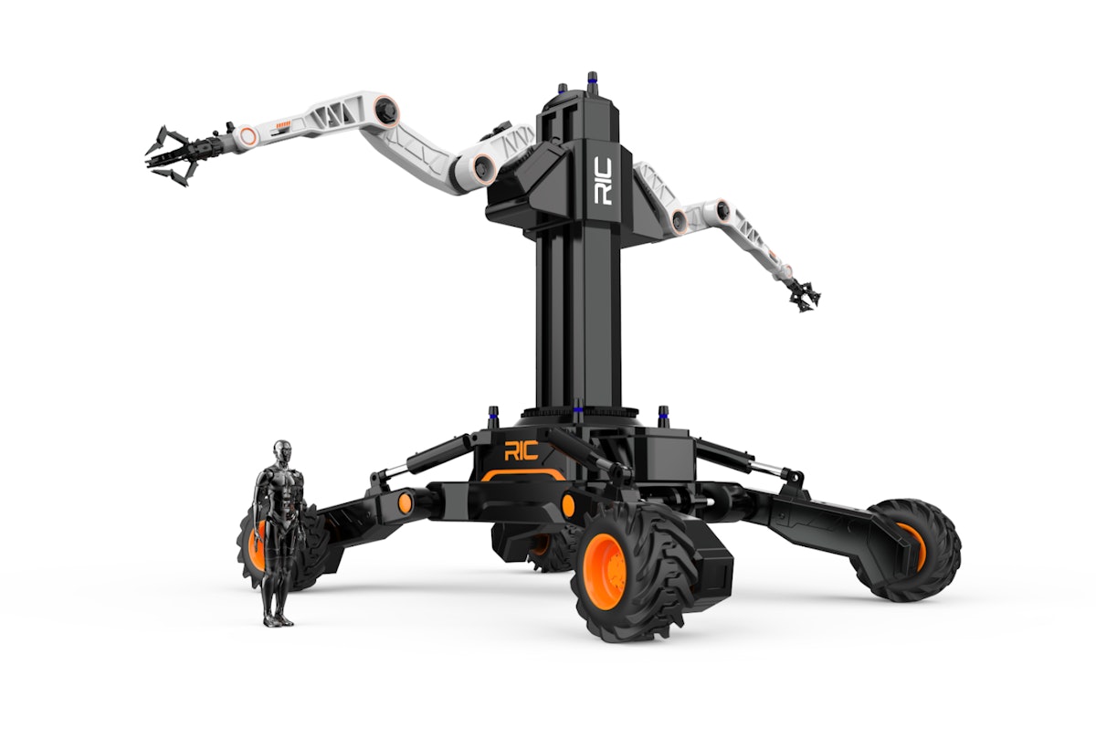 RIC Robotics revela Zyrex: robô gigante com inteligência artificial para construção civil