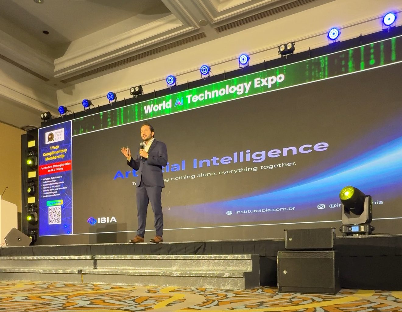 Eng. Eduardo Cavalcanti Leva a Voz do Brasil ao Cenário Global de IA na World AI Technology Expo em Dubai