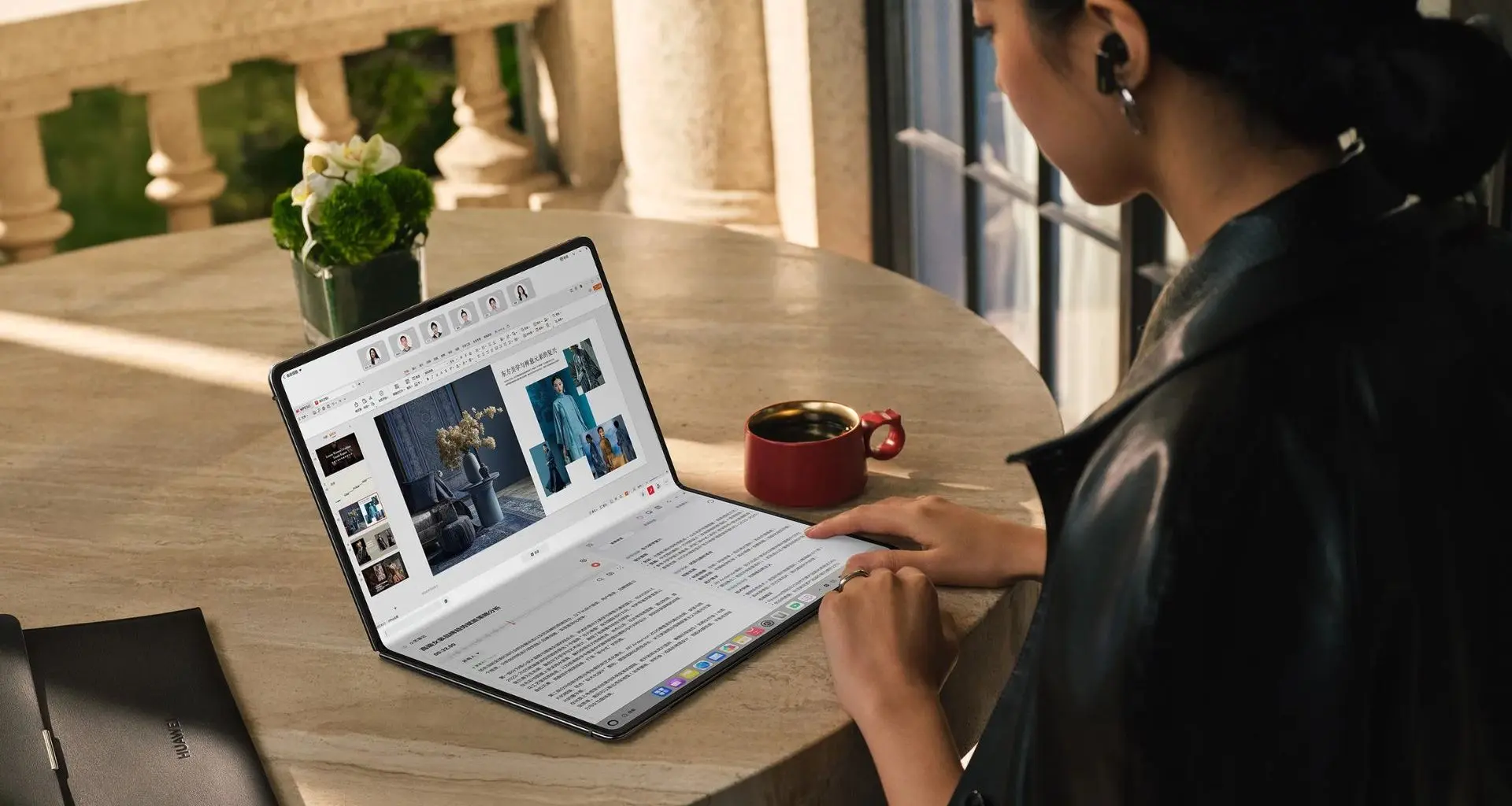 Huawei desafia Apple com notebook dobrável de 18 polegadas, mesmo com restrições dos EUA
