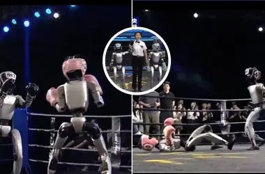 Boxe Robô: Humanóide chinês vence luta com golpes potentes e nocauteia adversário
