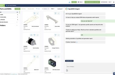 OpenBOM apresenta Agente BOM AI: nova solução inteligente para fluxos de engenharia automatizados