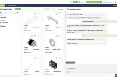 OpenBOM apresenta Agente BOM AI: nova solução inteligente para fluxos de engenharia automatizados