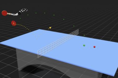 Robô que joga tênis de mesa prevê trajetória da bola e ajusta rebatida em tempo real