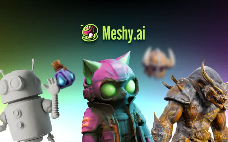 IA revoluciona modelagem 3D: Google lança Meshy, ferramenta gratuita que gera modelos a partir de imagens