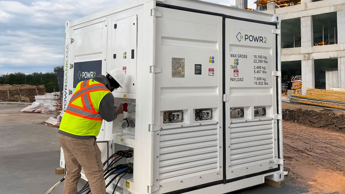 Como baterias revolucionam o fornecimento de energia temporária em obras no Brasil e no mundo