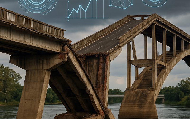 70% das pontes brasileiras estão vencidas — mas a IA pode evitar o próximo colapso