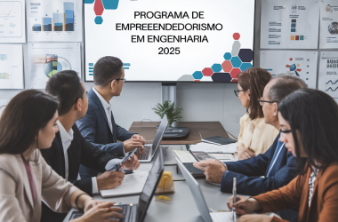 O Programa de Empreendedorismo em Engenharia 2025 visa capacitar profissionais para desenvolver soluções inovadoras.