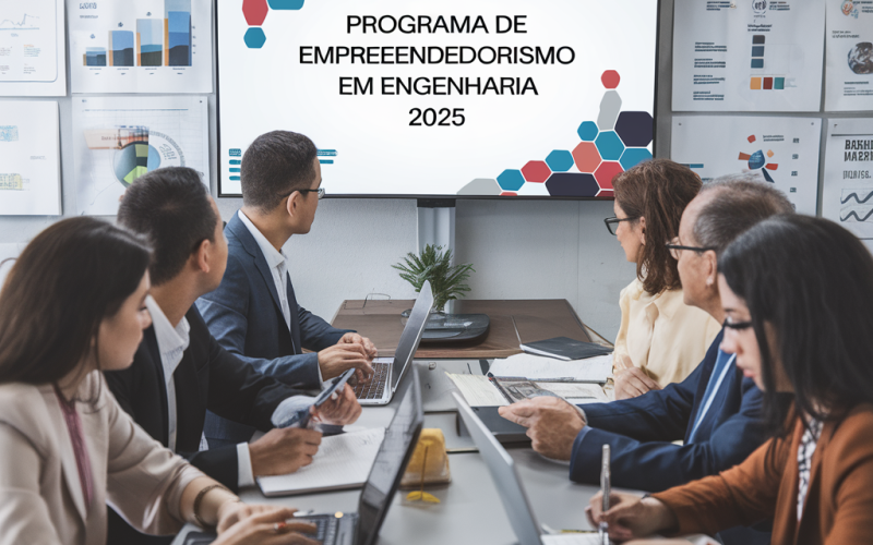 O Programa de Empreendedorismo em Engenharia 2025 visa capacitar profissionais para desenvolver soluções inovadoras.