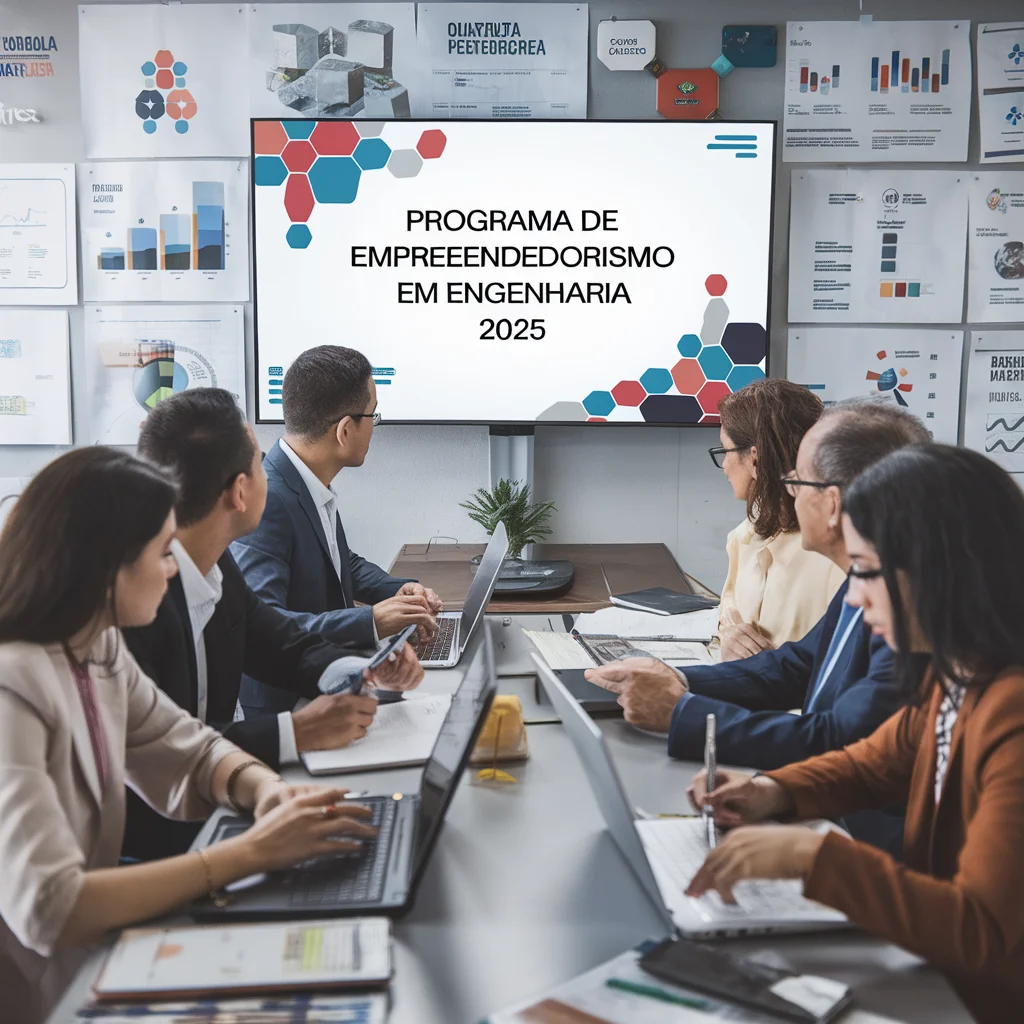 O Programa de Empreendedorismo em Engenharia 2025 visa capacitar profissionais para desenvolver soluções inovadoras.