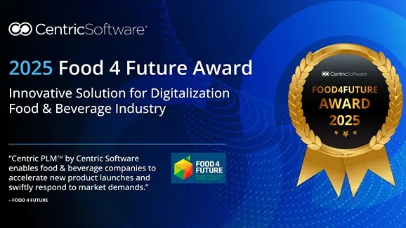 Centric Software conquista prêmio inovação em tecnologia de alimentos da Tastech
