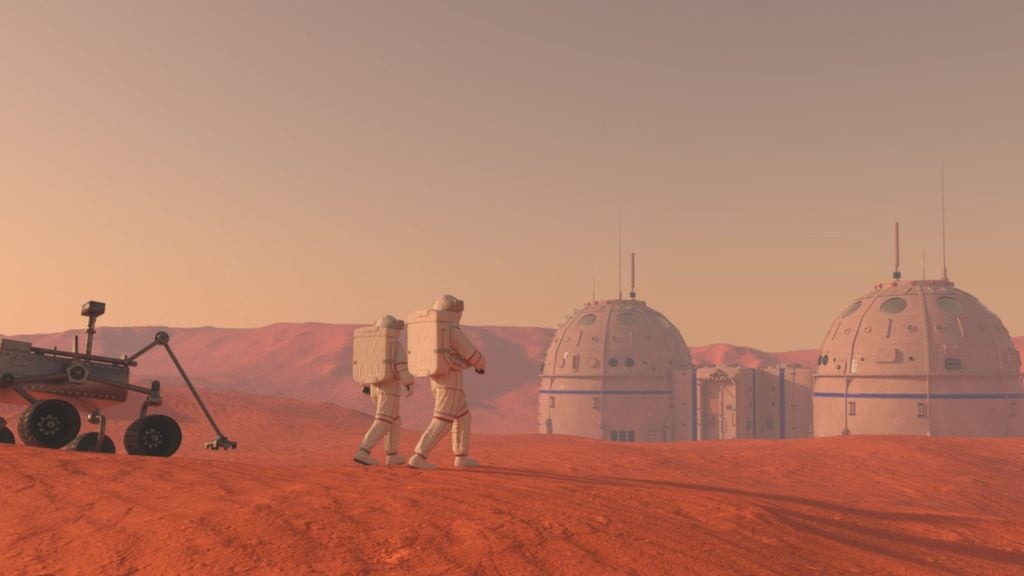 Líquen sintético pode imprimir casas em 3D em Marte usando solo marciano
