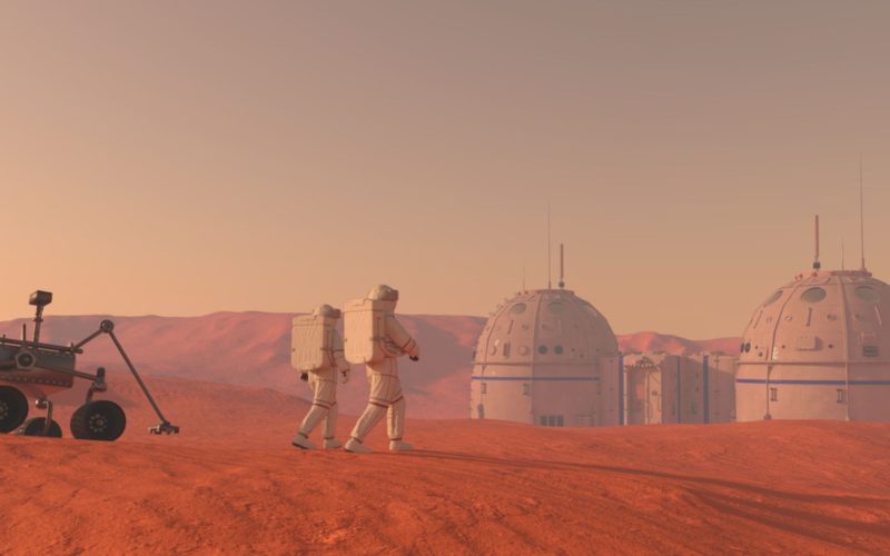 Líquen sintético pode imprimir casas em 3D em Marte usando solo marciano
