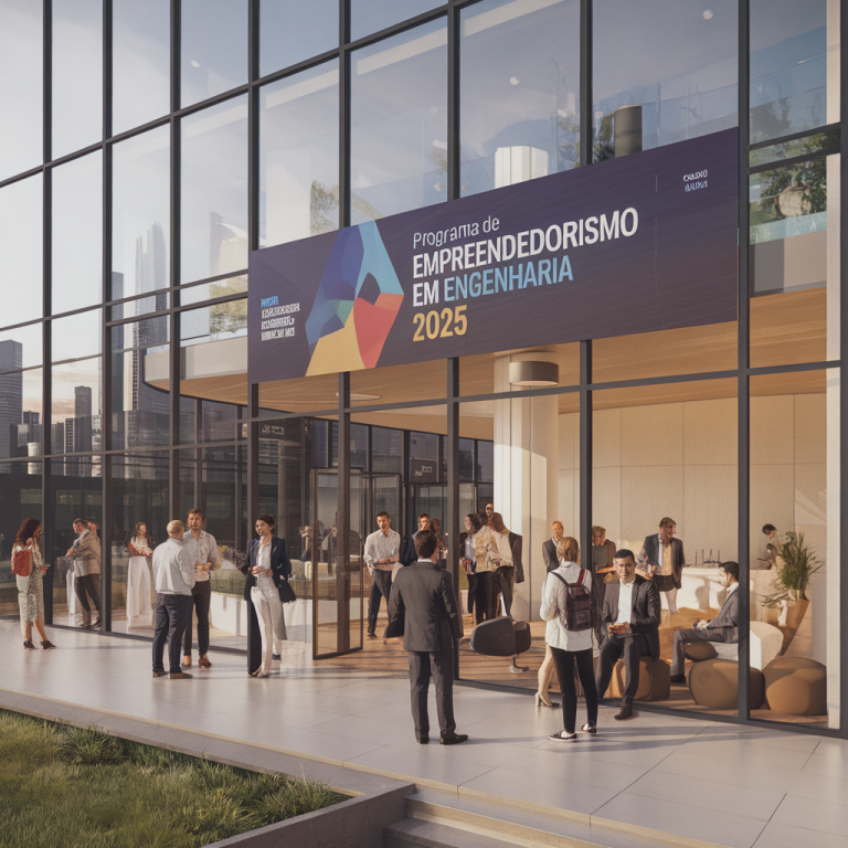 Programa de Empreendedorismo em Engenharia 2025 inova com cursos híbridos e parcerias com empresas do setor tecnológico.