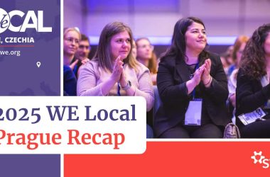 Melhores momentos do WE Local Praga 2025: Mulheres que inspiram na engenharia e tecnologia.
