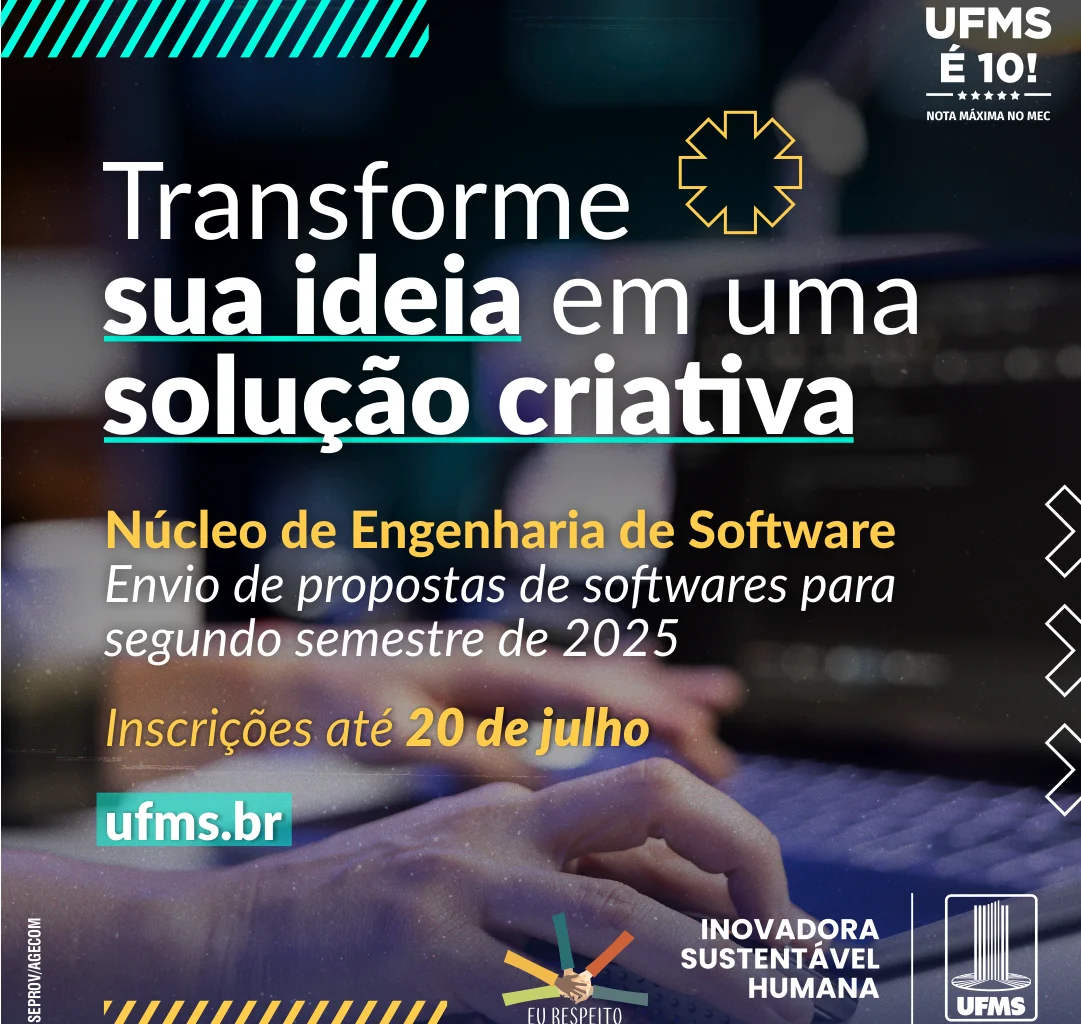Inscreva sua proposta no Núcleo de Práticas em Engenharia de Software! O prazo final é 20 de julho.