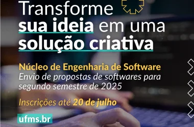 Inscreva sua proposta no Núcleo de Práticas em Engenharia de Software! O prazo final é 20 de julho.