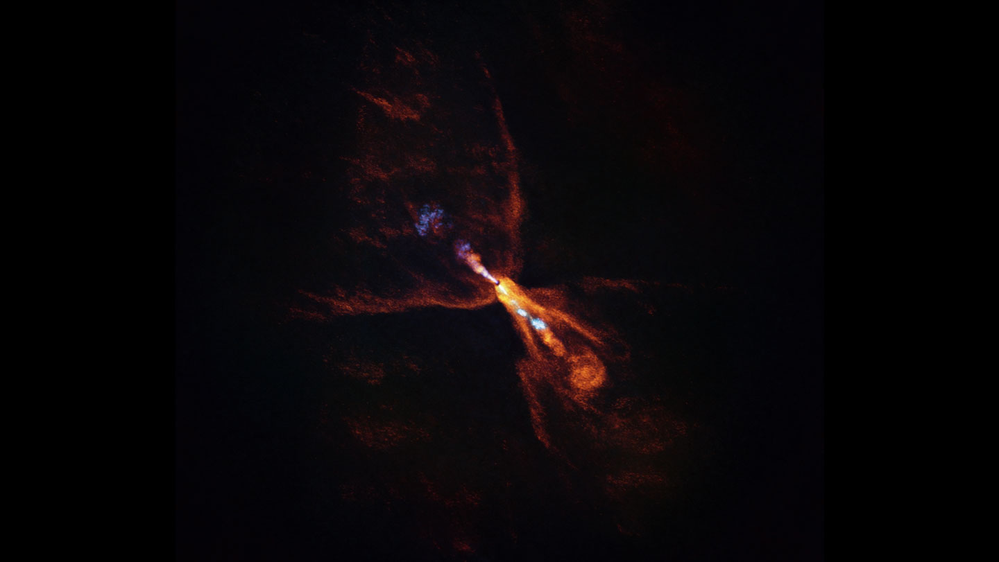 Essa estrela revela o primeiro vislumbre do nascimento de um sistema planetário parecido com o nosso