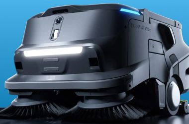 PUDU lança Roomba industrial gigante que varre grandes superfícies