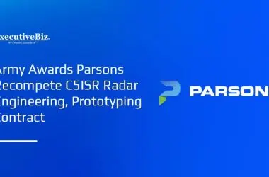 Exército americano renova contrato com a Parsons para radares de alta tecnologia.